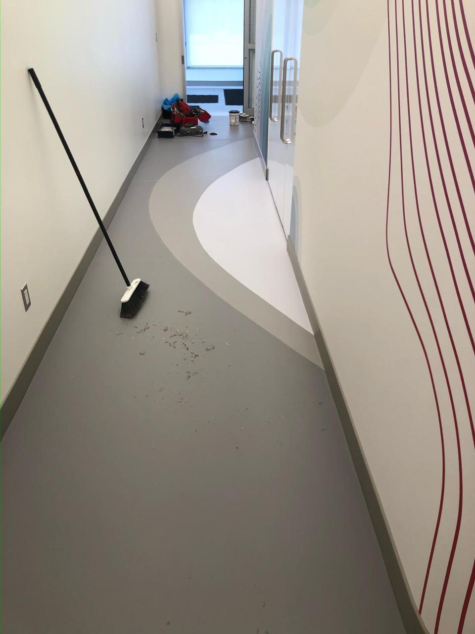 Healthcare-Grade Hygienic Sheet Vinyl Base (Site #2)